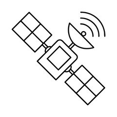 Motion Detector Outline Vector Illustration Transparent Background