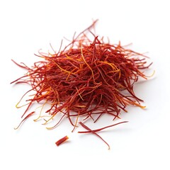 Fototapeta premium Saffron threads bring rich color and aroma to culinary creations, adding luxury to any dish