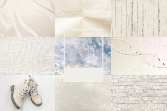 cloudy sky, cloud dancer color 2026, spiritual connection with nature, wallpaper or digital background for design and product presentation, warm texture material, Frankfurt - December 4, 2025