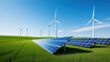 Renewable energy landscape &mdash; solar & wind