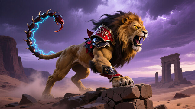 mythical Manticore creature