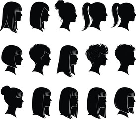 Vector Collection of Diverse Cat Faces and Heads with Different Fur Patterns and Colors