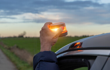 V16 warning light, new spanish emergency signal device