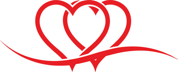 Vector Collection of Black Heart Silhouettes showing Cracked, Broken, and Shattered Love