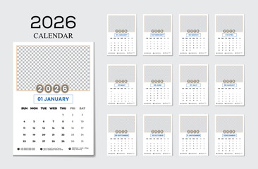 wall calendar design 2026