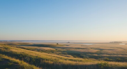 Obraz premium The soft, quiet peace of a cloudless day.