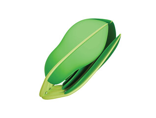 vegetable icon 3d illustration render