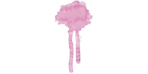 Deep Plum Blossom on the Void Ink Illustration Floral Elegance Abstract Art Maroon Bloom Watercolor Texture Dark Beauty