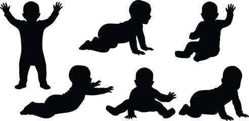 Hands Holding Digital Gadgets and Card Silhouettes Vector Set, Illustrating Interaction with Smartphone, Tablet, Spray Bottle, and Business Card, Emphasizing Modern Technology, Mobile Usage, and 