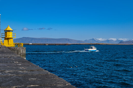 Panorama marino  a reykjavik