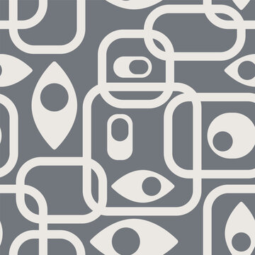 Grey Abstract Geometric background pattern print. Perfect for fabric, wallpaper, scrapbooking and stationery. Surface pattern design