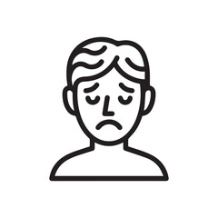 Sad Person Icon