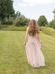 girl in a field
