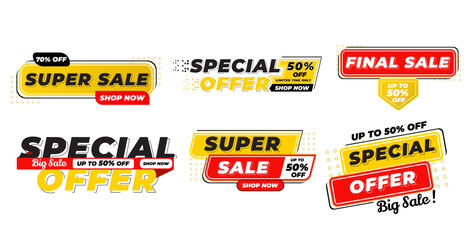 Premium promotional sale tag and discount label design pack with corner marks, badges, decorative borders and retail advertising graphics.