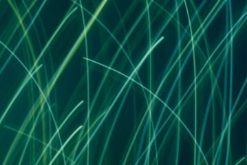 The tranquility of a flowing green gradient.