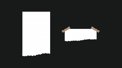 Hand holding blank white paper banner