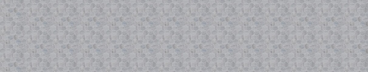 Fototapeta premium Light gray stone mosaic texture with hexagonal pattern and subtl