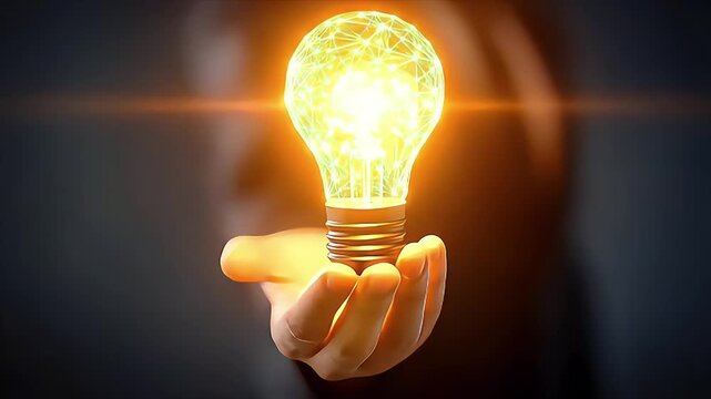 Luminous Spark: Hand-Held Light Bulb with Starry Glow Innovation