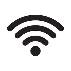 Wifi Icon for Wireless Network Connectivity and Signal