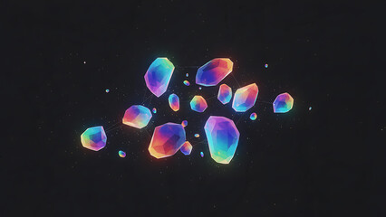 Glowing Asteroid Belt