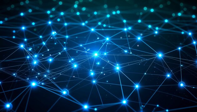 Digital Network Connectivity Modern Technology in Cyber Communication and Data Transfer