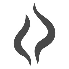 Two strands of smoke icon