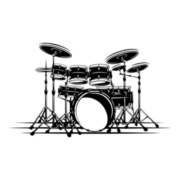 Drums drum set illustration drums