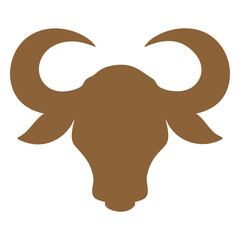 Ox head silhouette