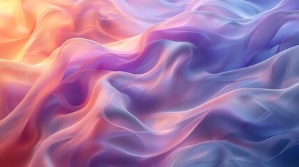 Obraz premium Gentle flowing pastel wave background high resolution picture