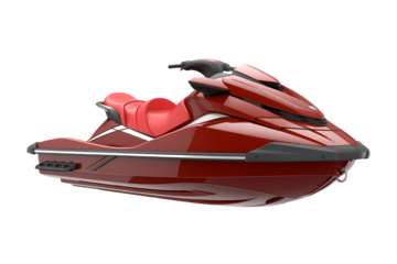 jet ski isolated on white 