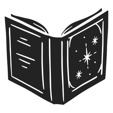 Spell book halloween cut out