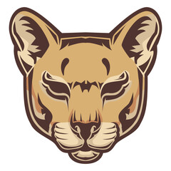 Cougar head logo