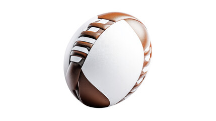 American Football Ball on Transparent Background