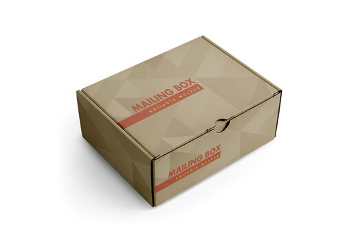 Mailing Box Mockup