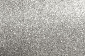 Obraz premium Glittering silver texture for background decor in luxury fashion and party design Demonstration Color of the Year 2026
