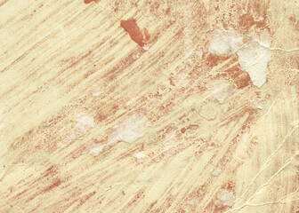 Bloody vintage paper texture. Aged crumpled dirty photo paper.	