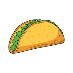 Mexican taco vector illustration design.eps