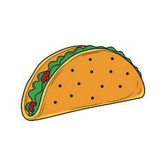 taco vector illustration design.eps