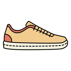 Low-top sneaker side view