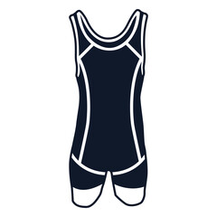 Fototapeta premium Wrestling singlet cut-out
