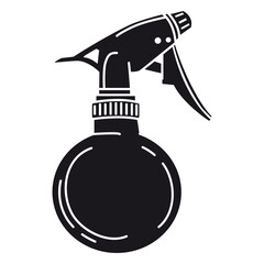 Hair spray bottle cut-out