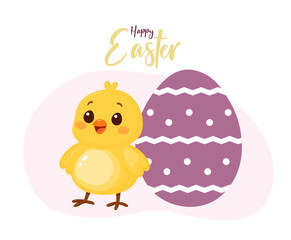 easter chick with egg