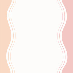 Soft pastel abstract waves background with gentle flow