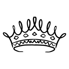 Doodly normal crown © Vexels