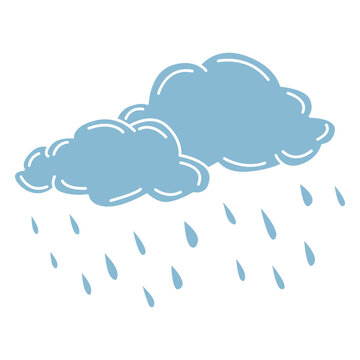 Raining clouds weather
