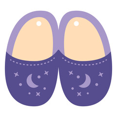 Night slippers flat