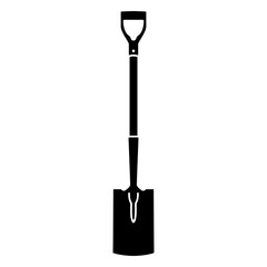 Garden shovel cut out