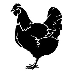 Farm chicken cut out
