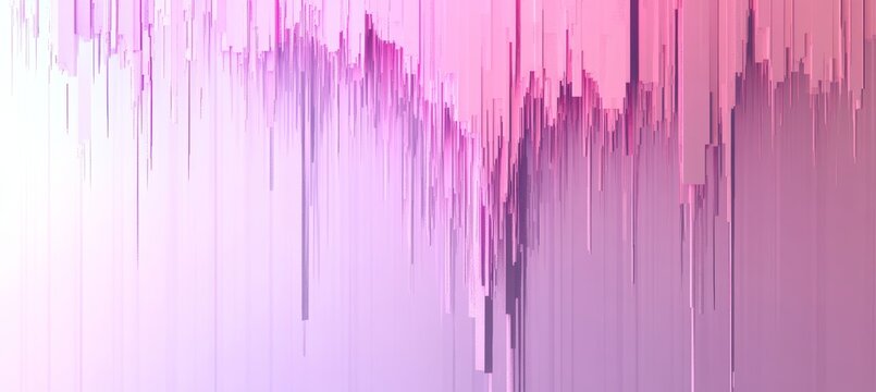Minimalist Digital Art with Soft Pink and Purple Gradient, Abstract Design for Modern Aesthetics
