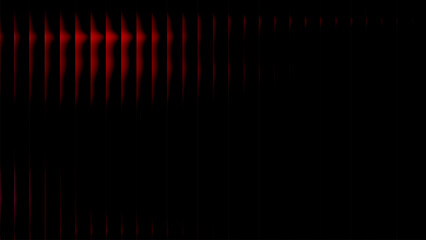 Wavy reed glass vertical stripes background